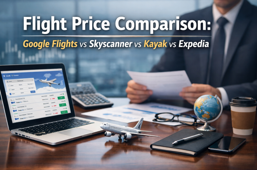 Flight Price Comparison: Google Flights vs Skyscanner vs Kayak vs Expedia
