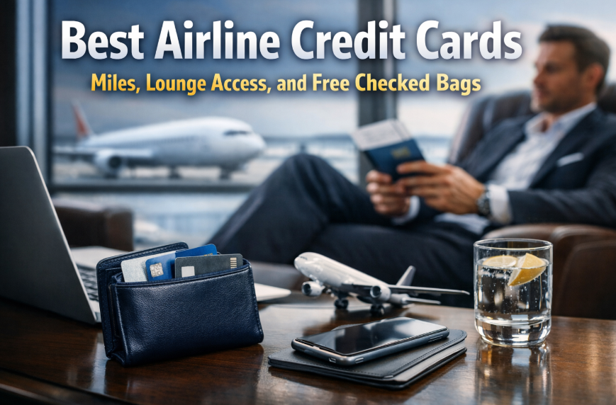 Best Airline Credit Cards: Miles, Lounge Access, and Free Checked Bags
