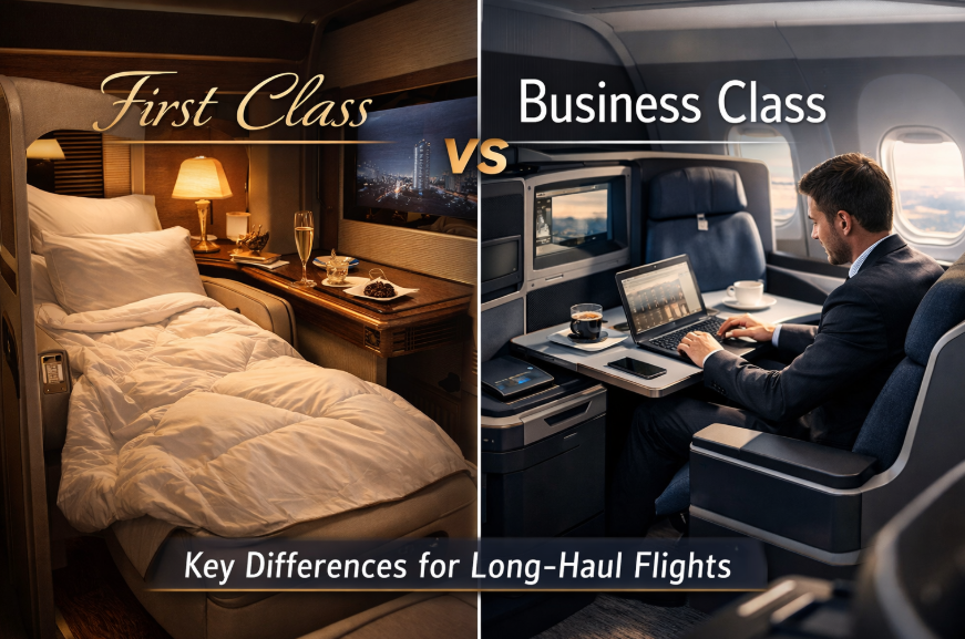 First Class vs Business Class: Key Differences for Long-Haul Flights