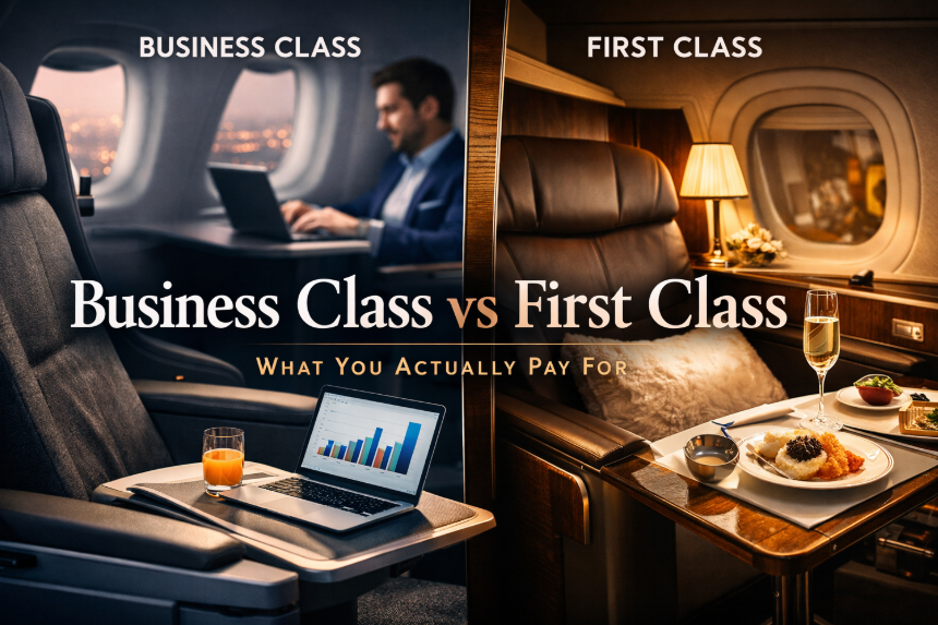 Business Class vs First Class: What You Actually Pay For