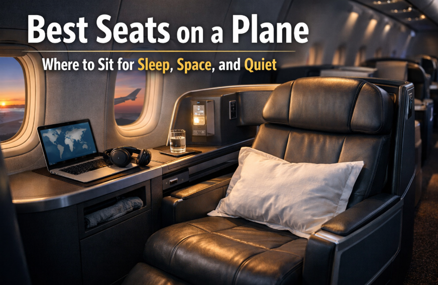 Best Seats on a Plane: Where to Sit for Sleep, Space, and Quiet