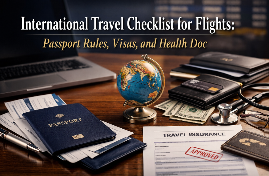 International Travel Checklist for Flights: Passport Rules, Visas, and Health Doc